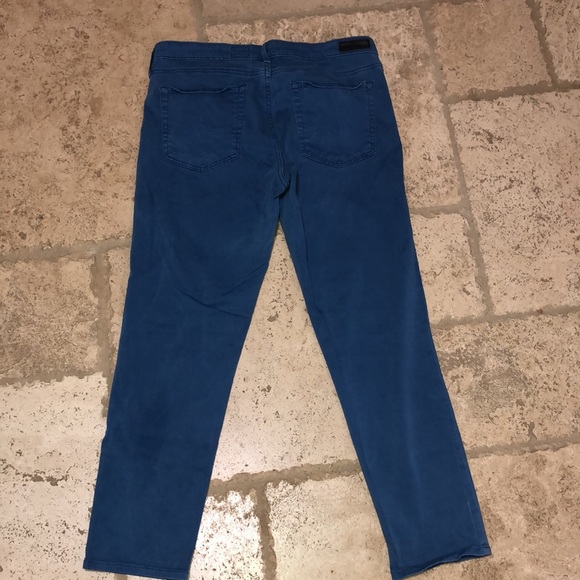AG ADRIANO GOLDSCHMIED Blue Pants size 30 The Prima Crop - Picture 3 of 6